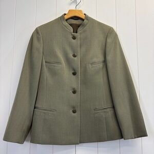 Vintage Lindner Womens Heritage Equestrian Blazer Jacket Size 38 Academia Preppy